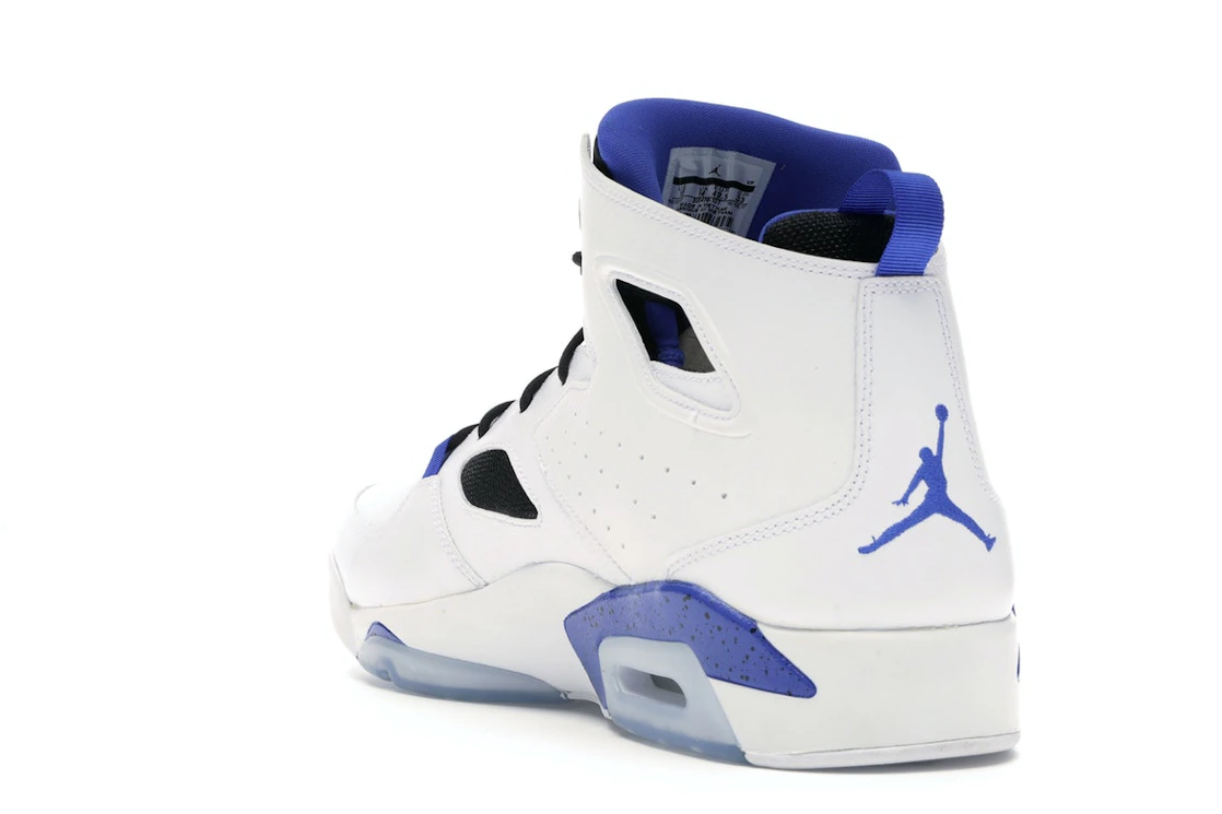 Vue 25 de Jordan Flightclub 91 White Hyper Royal Black
