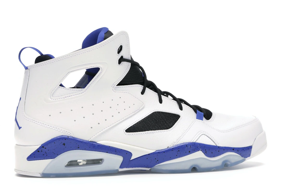 Vue 35 de Jordan Flightclub 91 White Hyper Royal Black