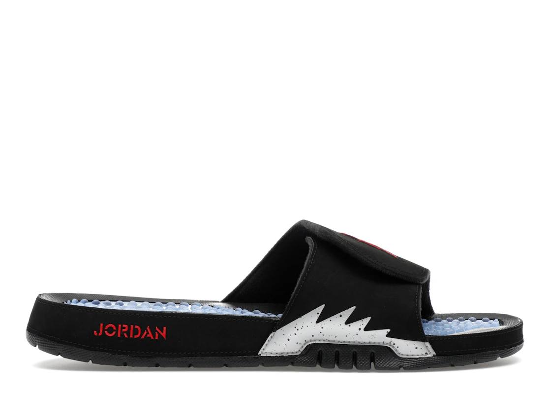 Vue 1 de Jordan Hydro 5 Slide Black Metallic