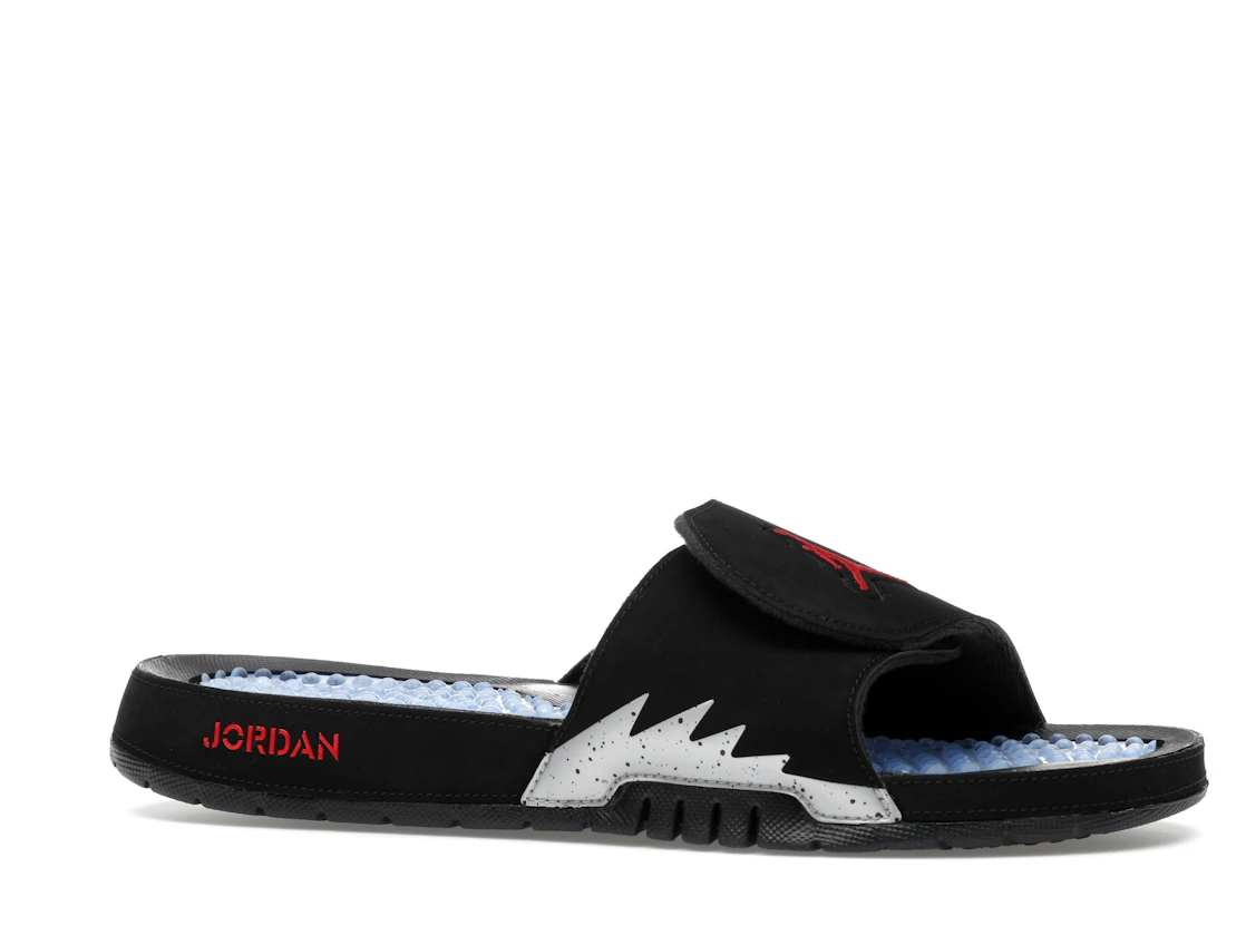 Vue 3 de Jordan Hydro 5 Slide Black Metallic