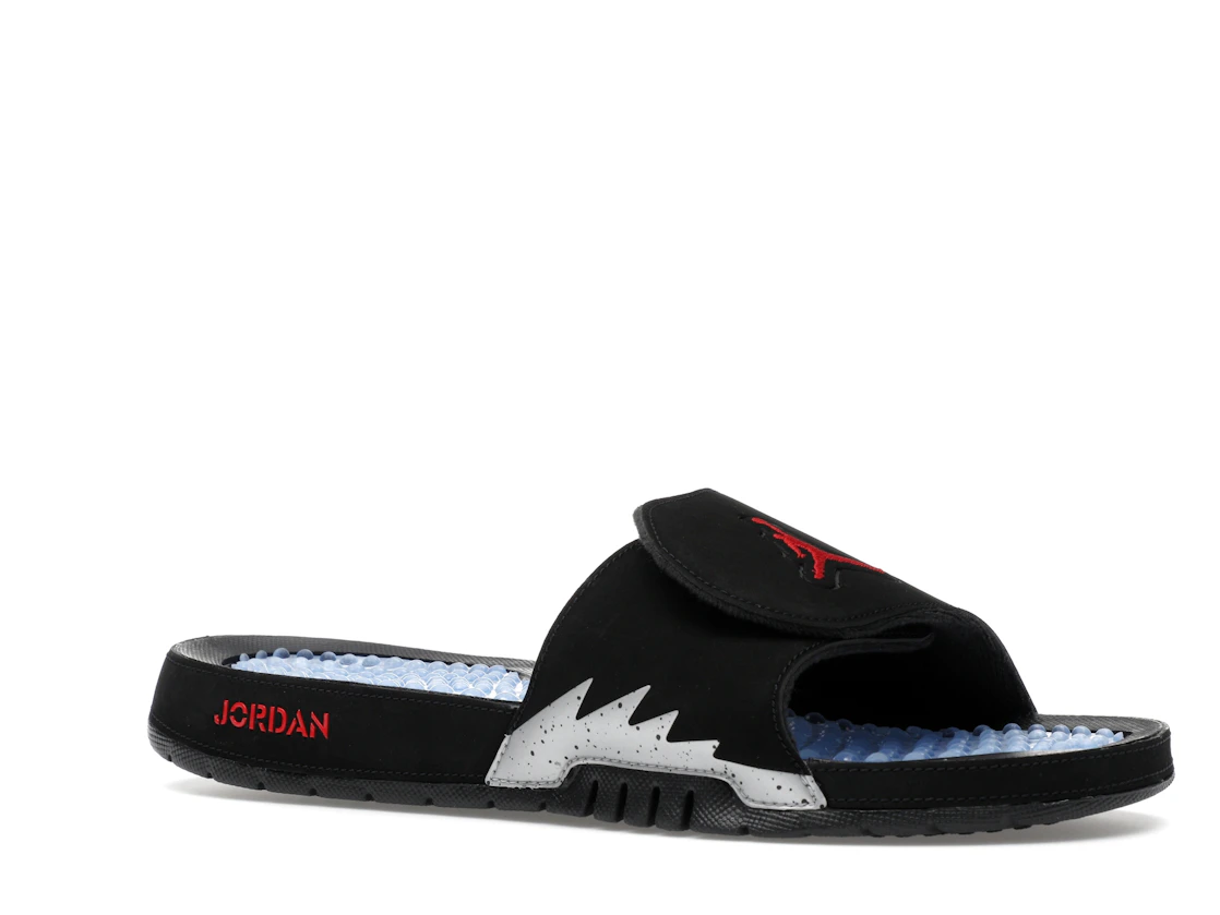 Vue 4 de Jordan Hydro 5 Slide Black Metallic