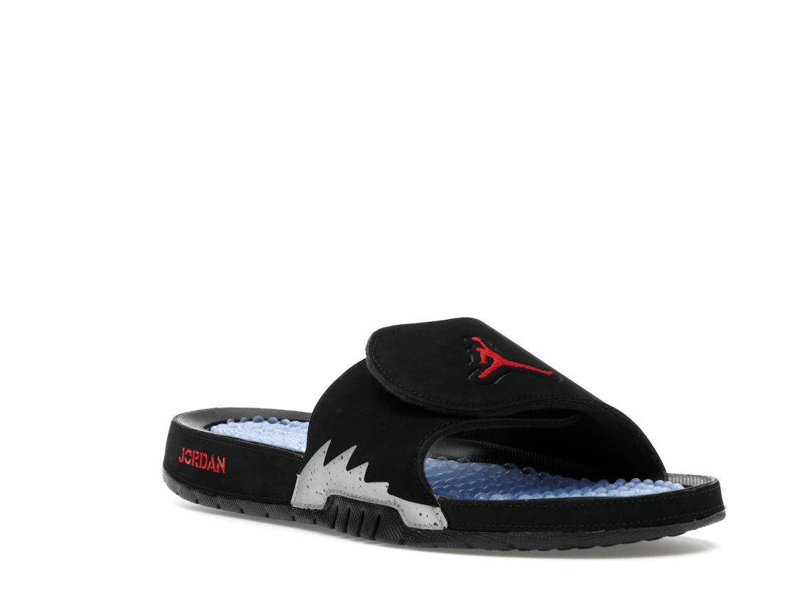 Vue 6 de Jordan Hydro 5 Slide Black Metallic