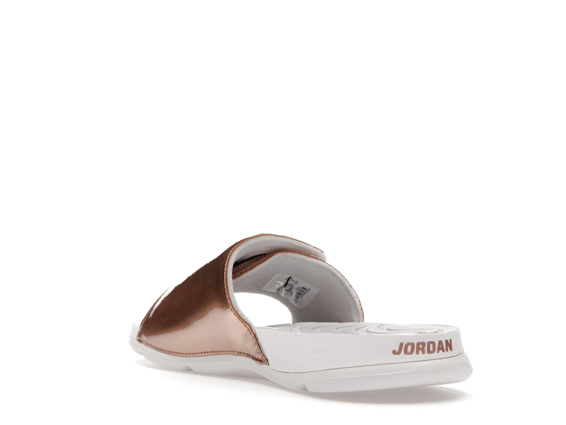 Vue 25 de Jordan Hydro Slide Retro 5 Pinnacle Bronze