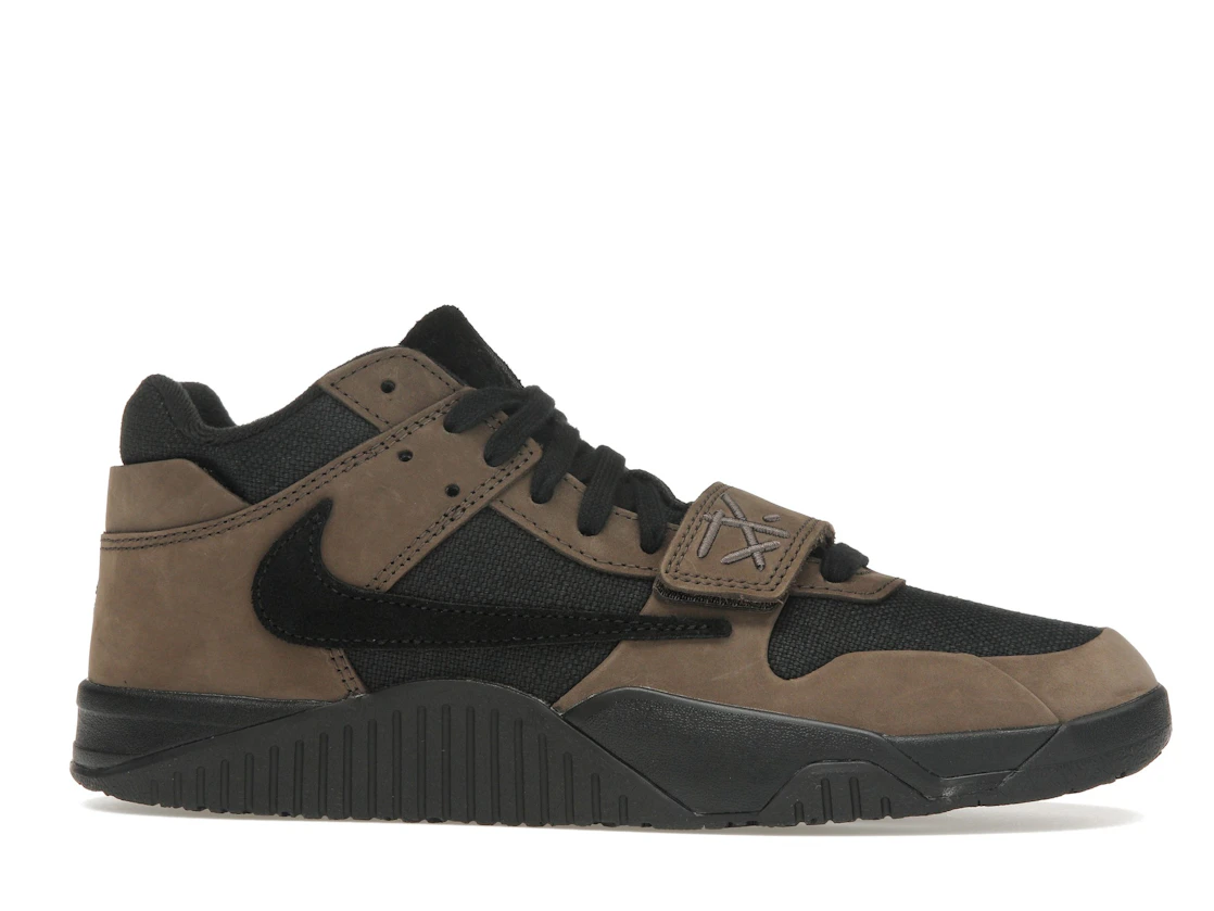 Vue 2 de Jordan Jumpman Jack TR Travis Scott Dark Mocha