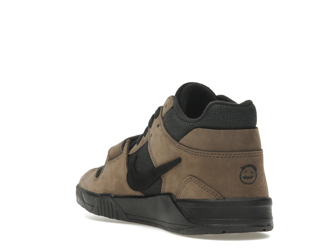 Vue 25 de Jordan Jumpman Jack TR Travis Scott Dark Mocha