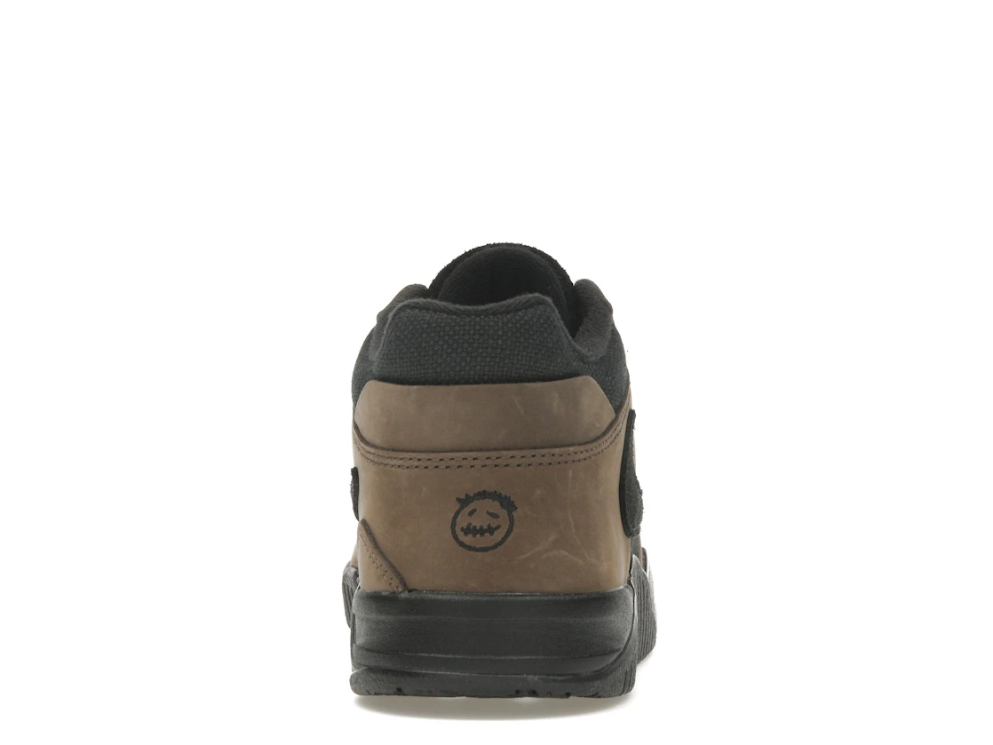 Vue 28 de Jordan Jumpman Jack TR Travis Scott Dark Mocha