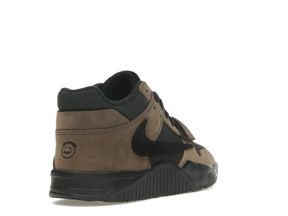 Vue 31 de Jordan Jumpman Jack TR Travis Scott Dark Mocha