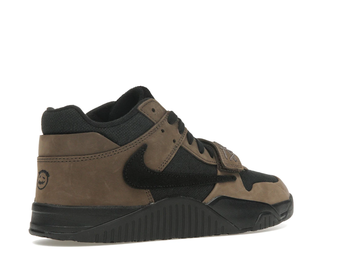 Vue 33 de Jordan Jumpman Jack TR Travis Scott Dark Mocha