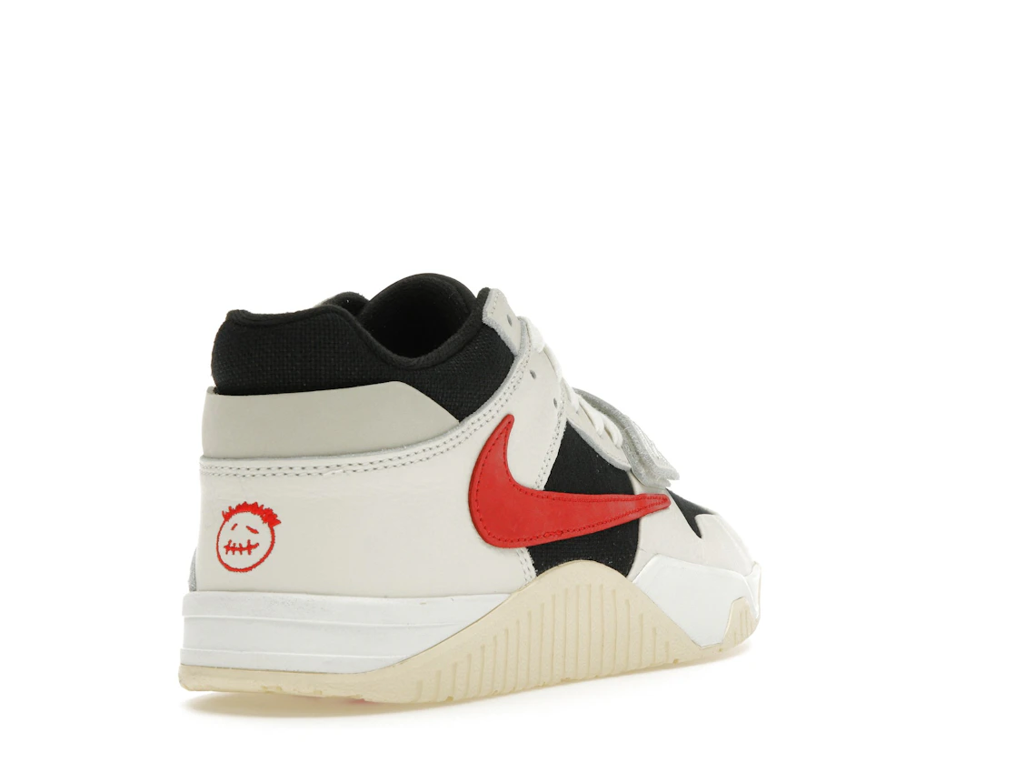 Vue 31 de Jordan Jumpman Jack TR Travis Scott University Red