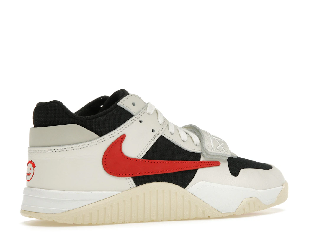 Vue 34 de Jordan Jumpman Jack TR Travis Scott University Red