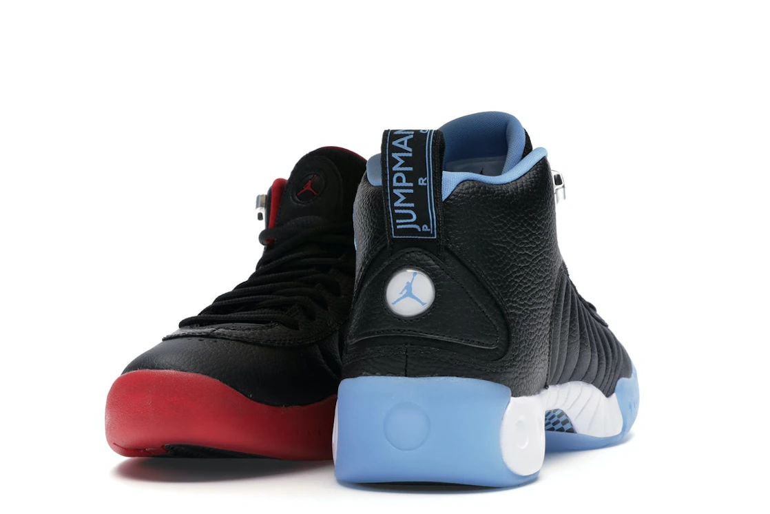 Vue 12 de Jordan Jumpman Pro Black Gym Red University Blue