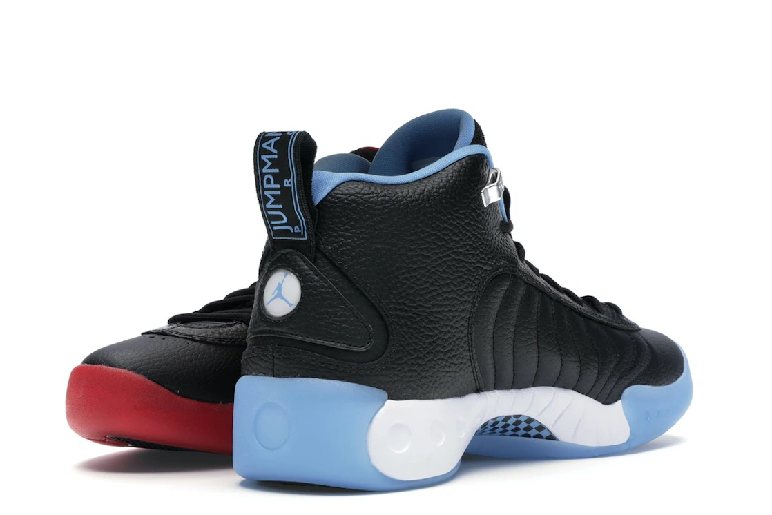 Vue 14 de Jordan Jumpman Pro Black Gym Red University Blue