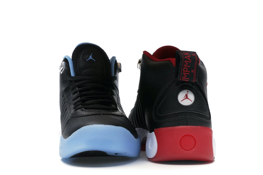 Vue 27 de Jordan Jumpman Pro Black Gym Red University Blue