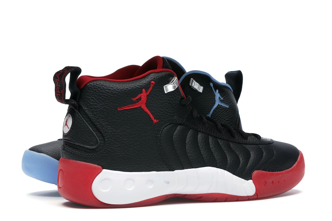 Vue 34 de Jordan Jumpman Pro Black Gym Red University Blue