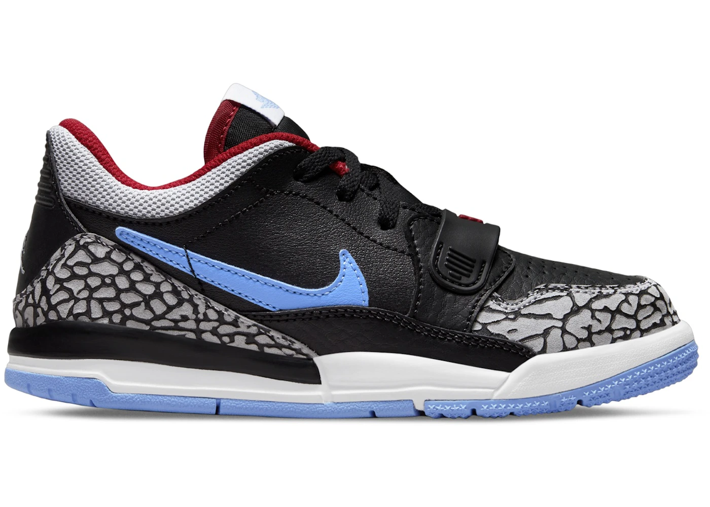 Jordan Legacy 312 Low Black Valor Blue University Red Wolf Grey (PS)