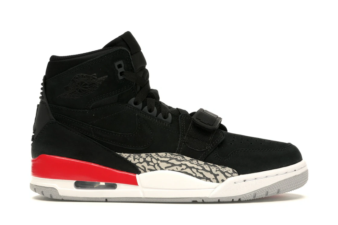 Vue 1 de Jordan Legacy 312 Black Fire Red
