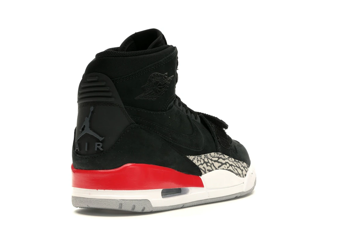 Vue 31 de Jordan Legacy 312 Black Fire Red