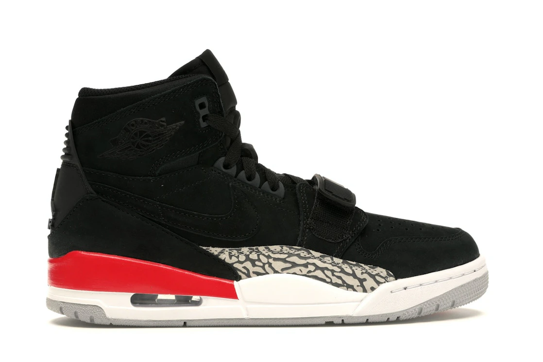 Vue 36 de Jordan Legacy 312 Black Fire Red