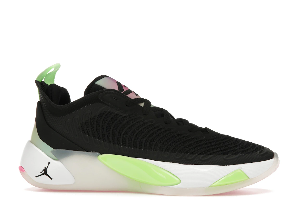 Vue 2 de Jordan Luka 1 Black Lime Glow