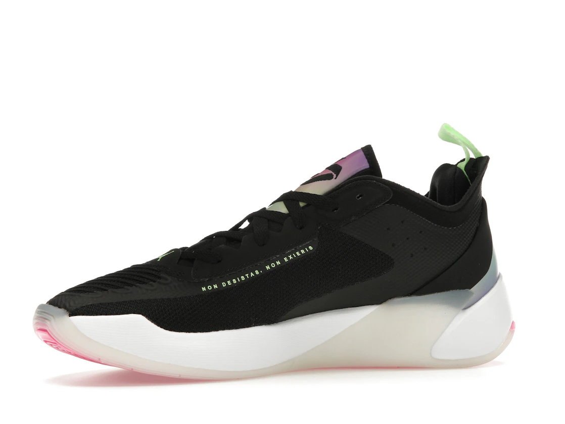 Vue 17 de Jordan Luka 1 Black Lime Glow