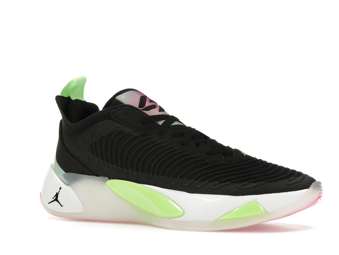 Vue 4 de Jordan Luka 1 Black Lime Glow