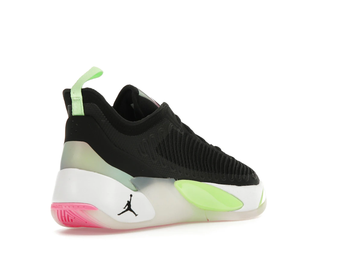 Vue 32 de Jordan Luka 1 Black Lime Glow