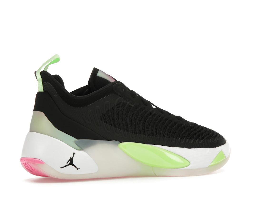 Vue 34 de Jordan Luka 1 Black Lime Glow