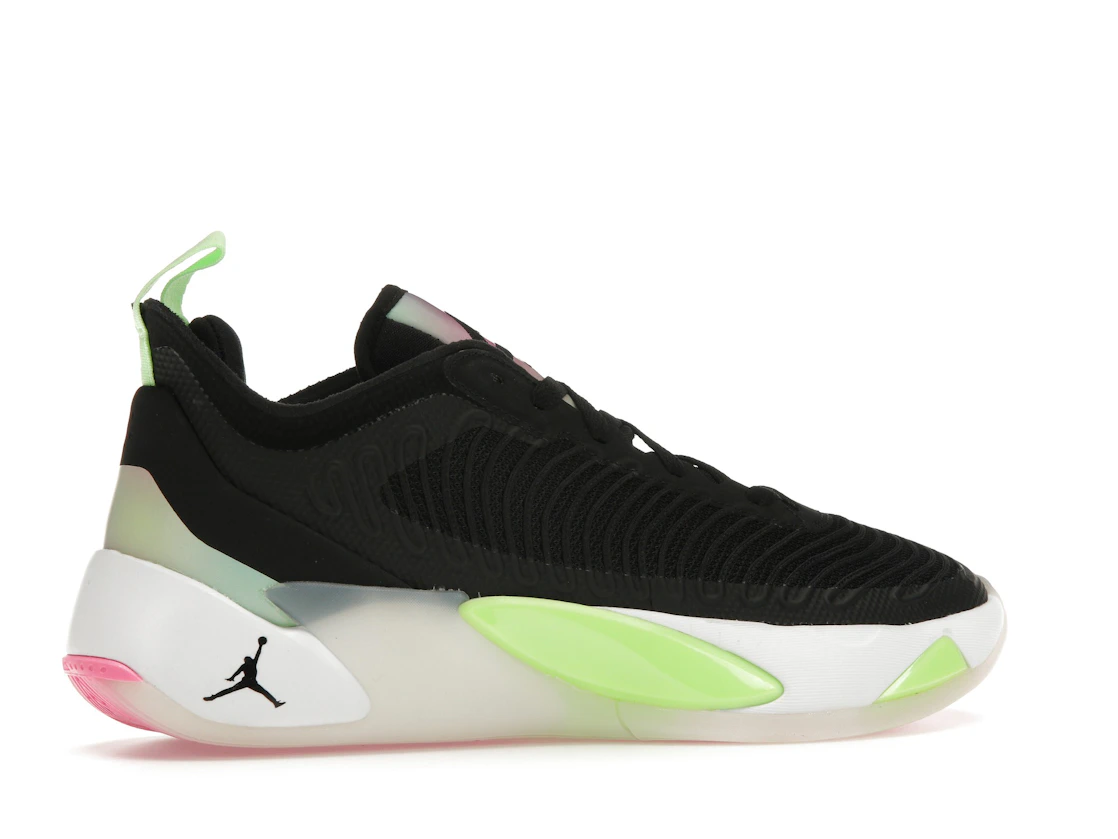 Vue 35 de Jordan Luka 1 Black Lime Glow