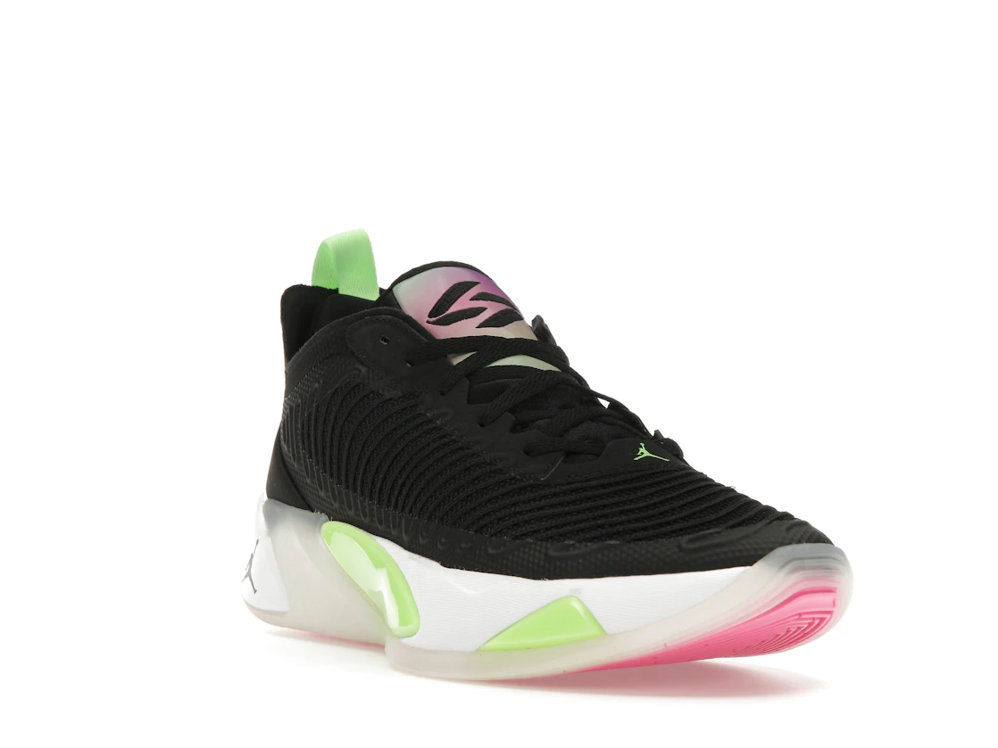 Vue 7 de Jordan Luka 1 Black Lime Glow