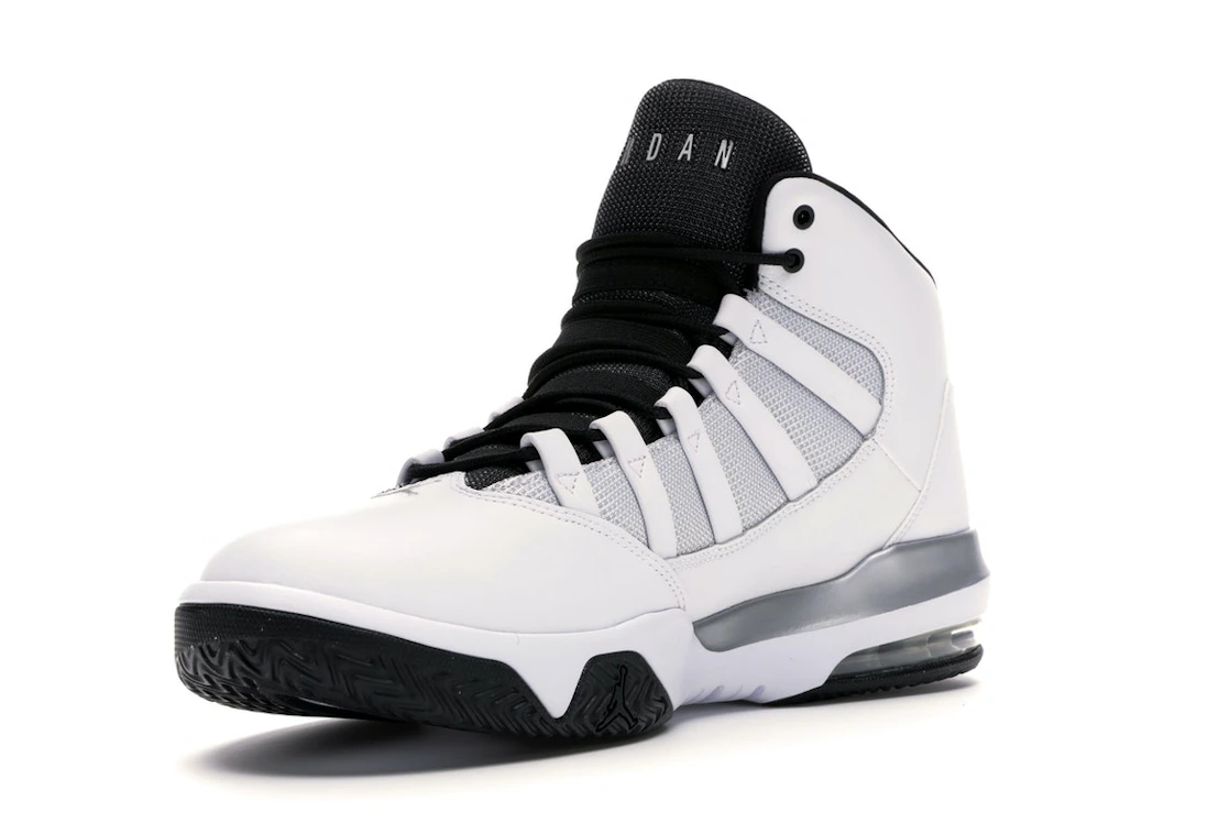 Vue 14 de Jordan Max Aura White Metallic Silver Black