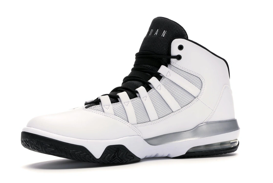 Vue 16 de Jordan Max Aura White Metallic Silver Black