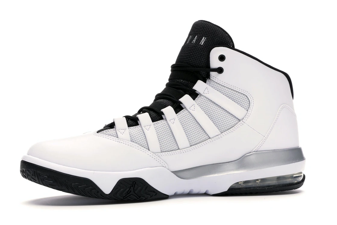 Vue 17 de Jordan Max Aura White Metallic Silver Black