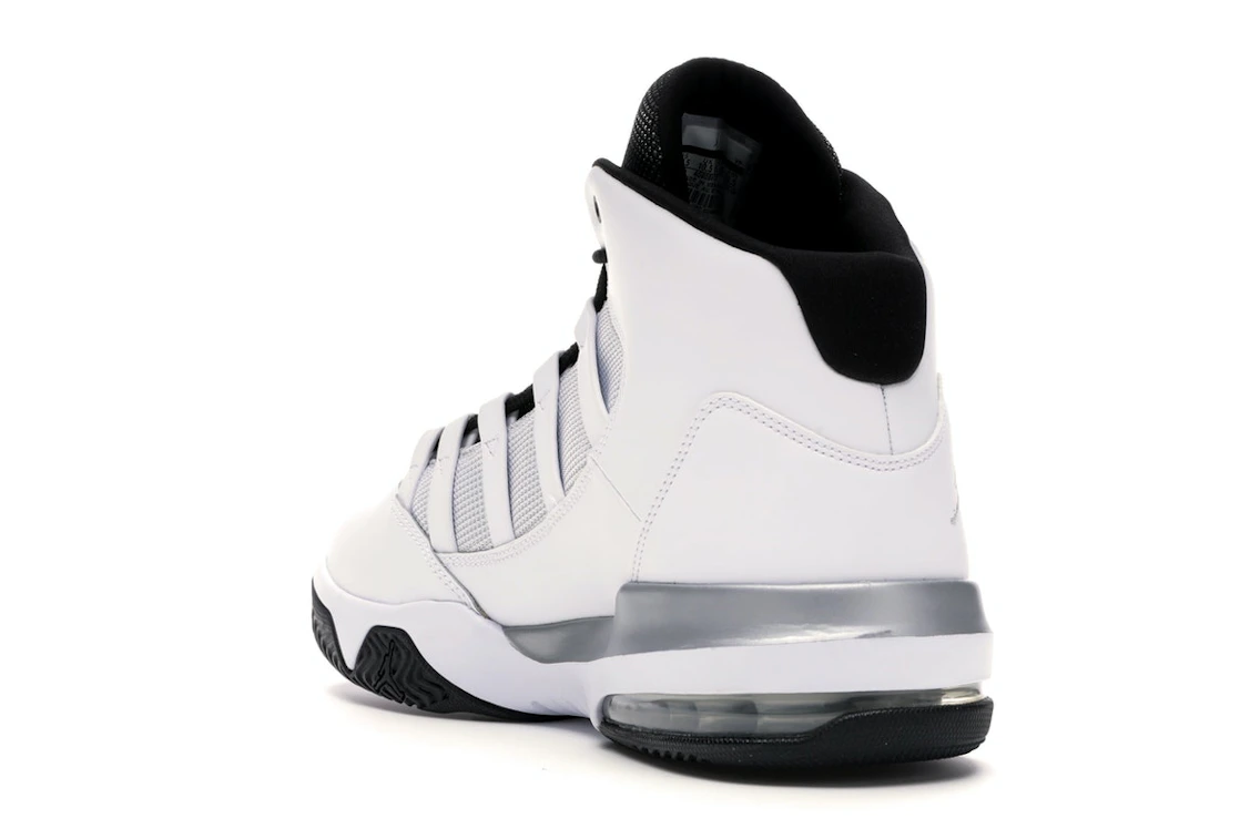 Vue 25 de Jordan Max Aura White Metallic Silver Black