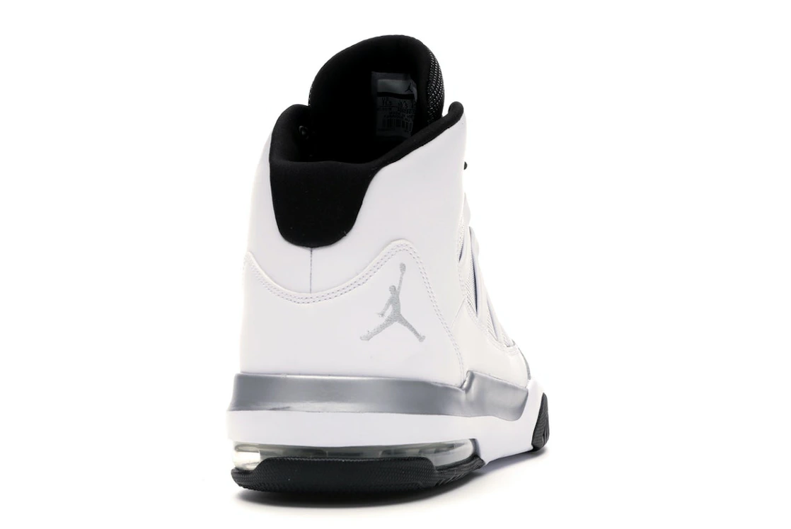Vue 29 de Jordan Max Aura White Metallic Silver Black