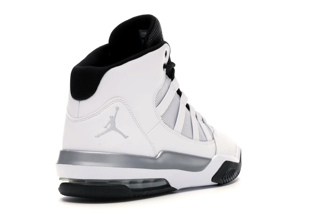 Vue 31 de Jordan Max Aura White Metallic Silver Black