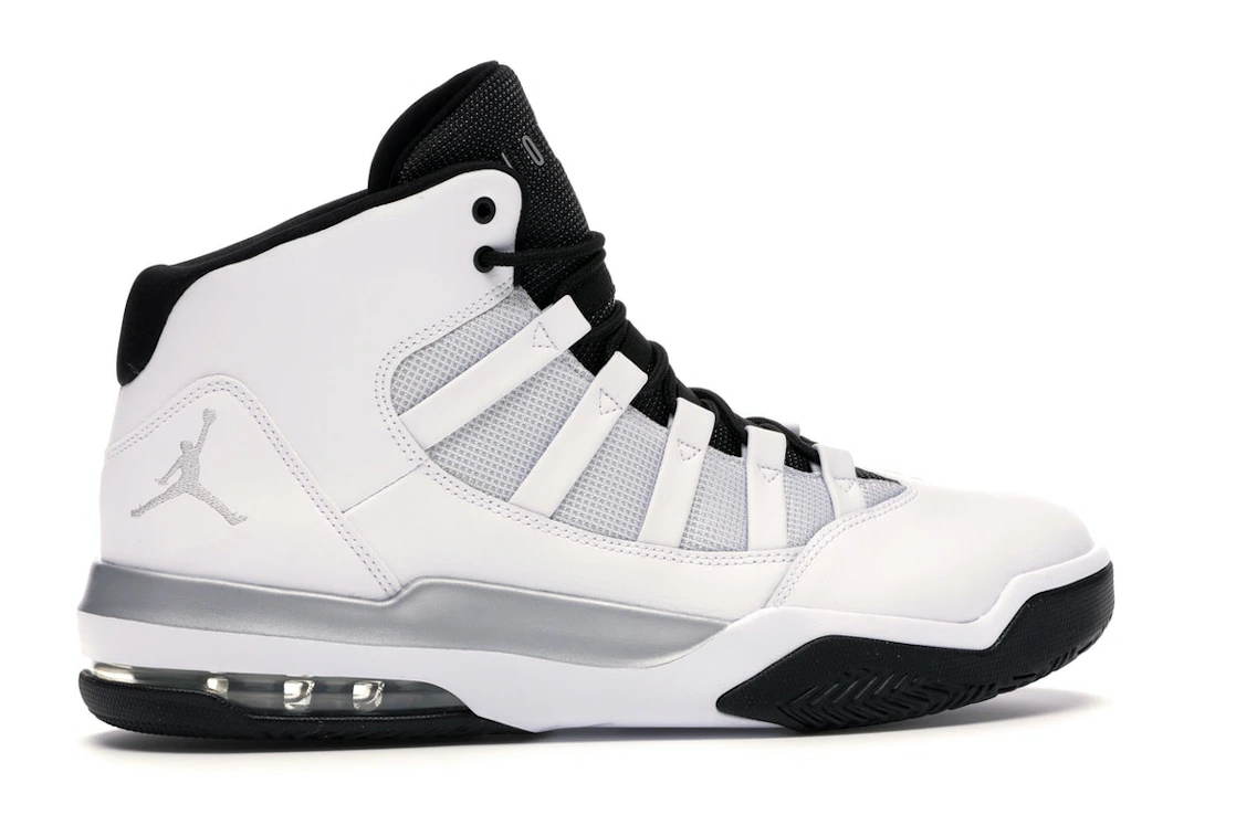 Vue 35 de Jordan Max Aura White Metallic Silver Black