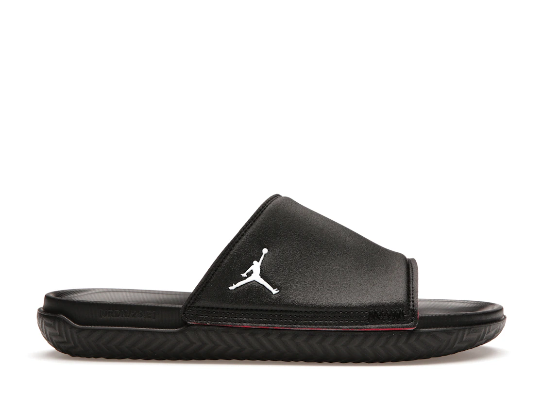 Vue 1 de Jordan Play Slide Black University Red