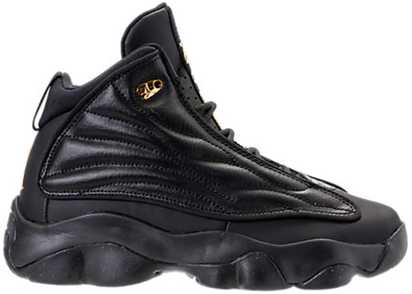 Jordan Pro Strong Black Metallic Gold (GS)