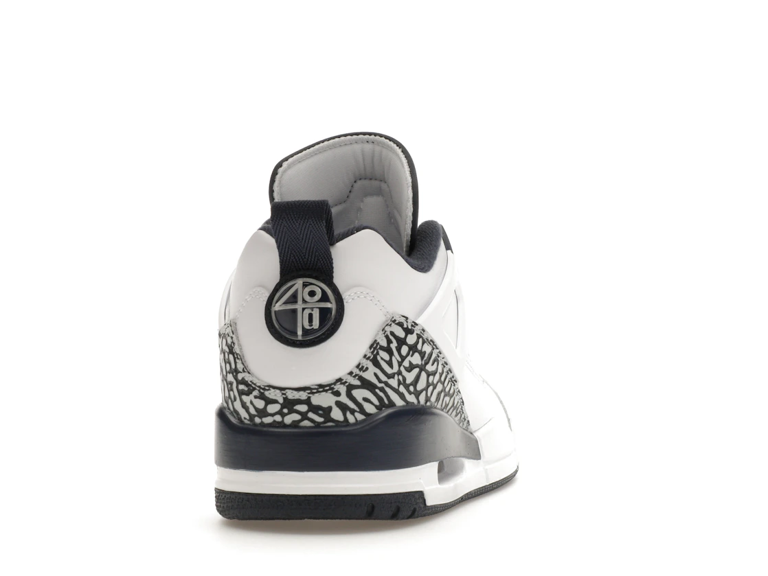 Vue 29 de Jordan Spizike Low Obsidian