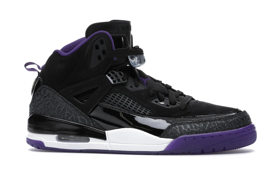 Vue 2 de Jordan Spizike Black Court Purple