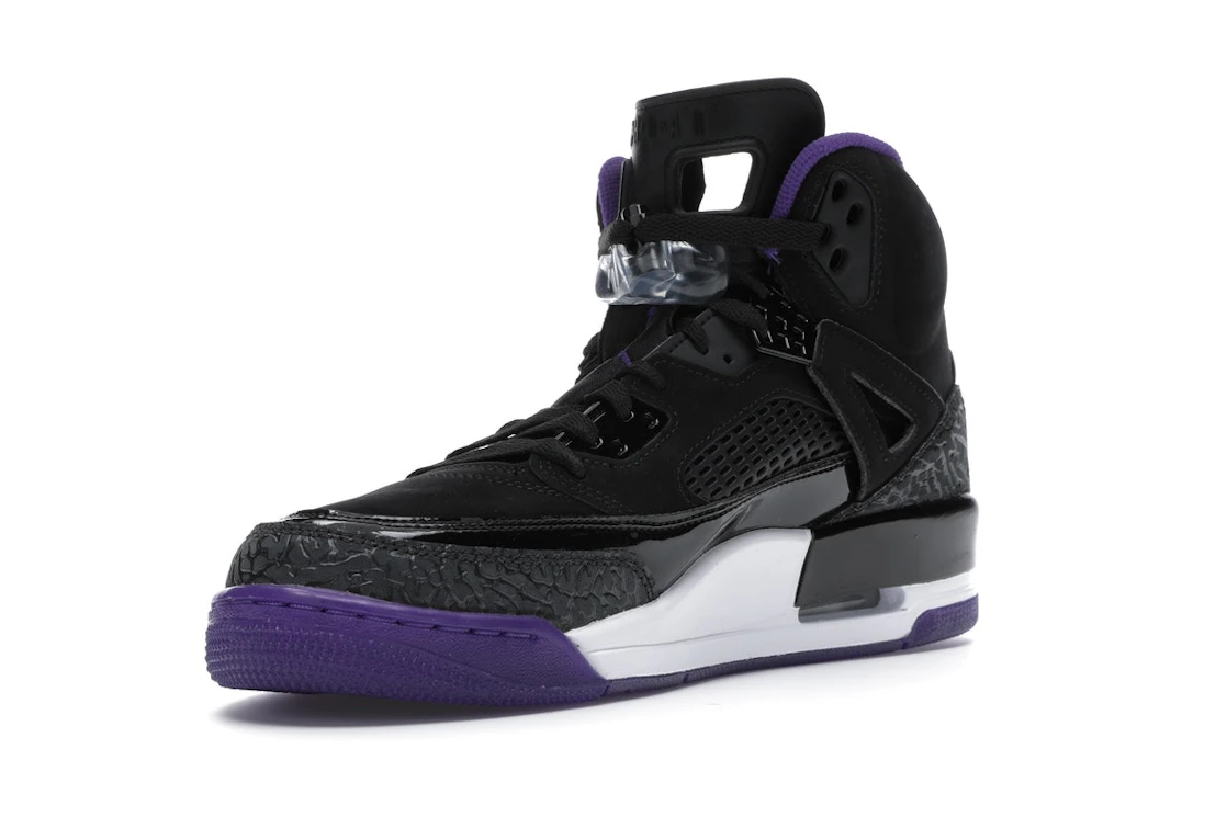 Vue 14 de Jordan Spizike Black Court Purple