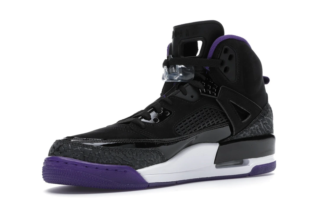 Vue 15 de Jordan Spizike Black Court Purple