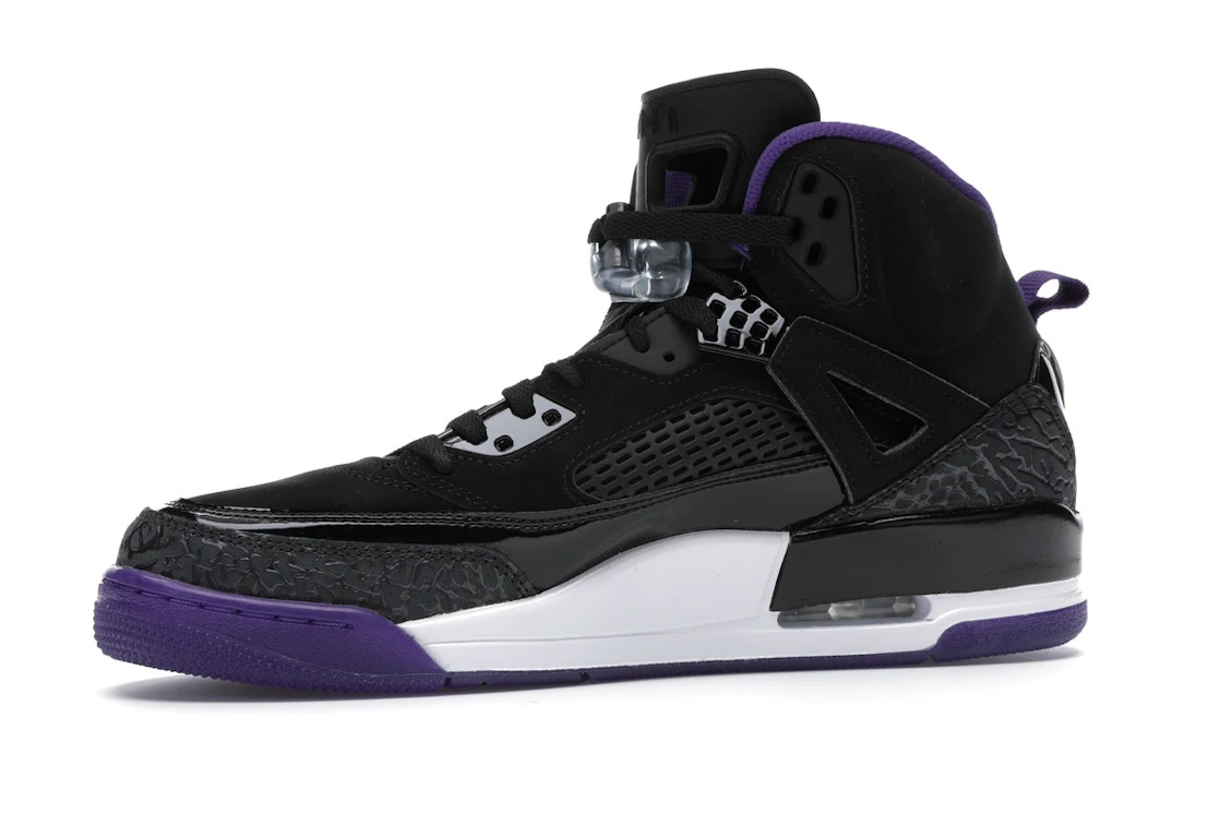 Vue 17 de Jordan Spizike Black Court Purple
