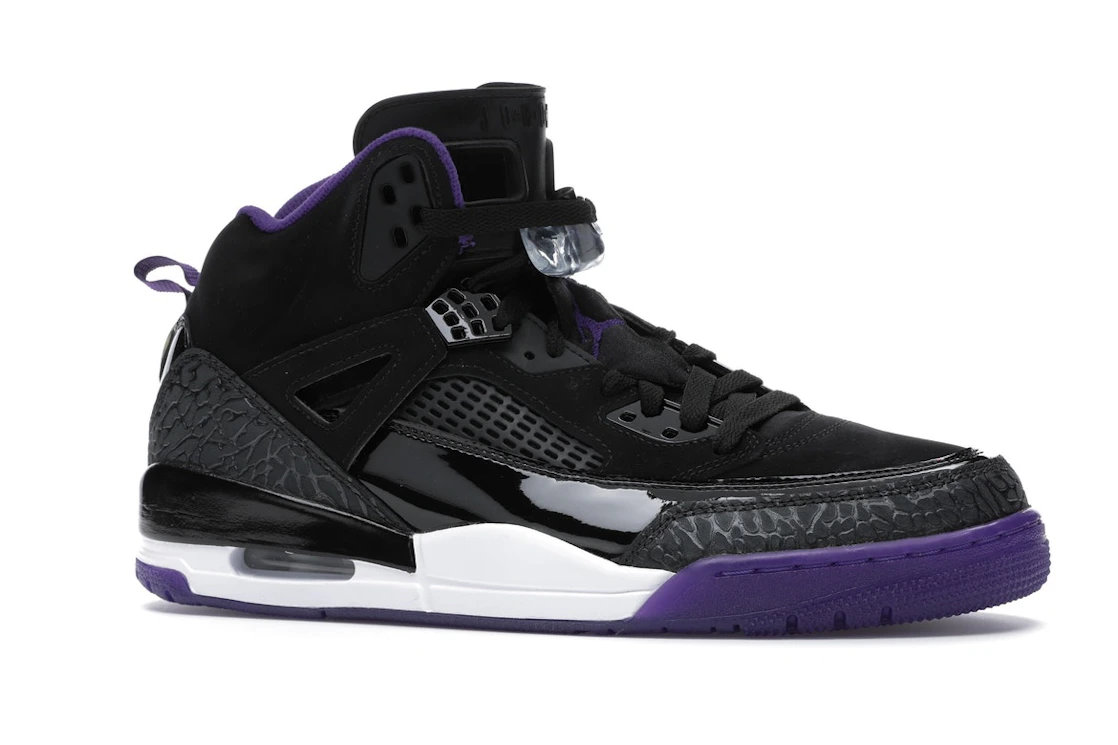 Vue 3 de Jordan Spizike Black Court Purple