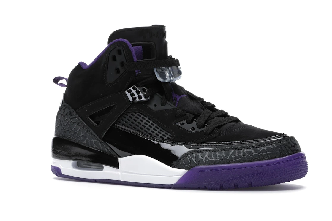 Vue 4 de Jordan Spizike Black Court Purple