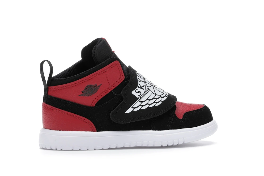 Vue 35 de Sky Jordan 1 Bred (TD)