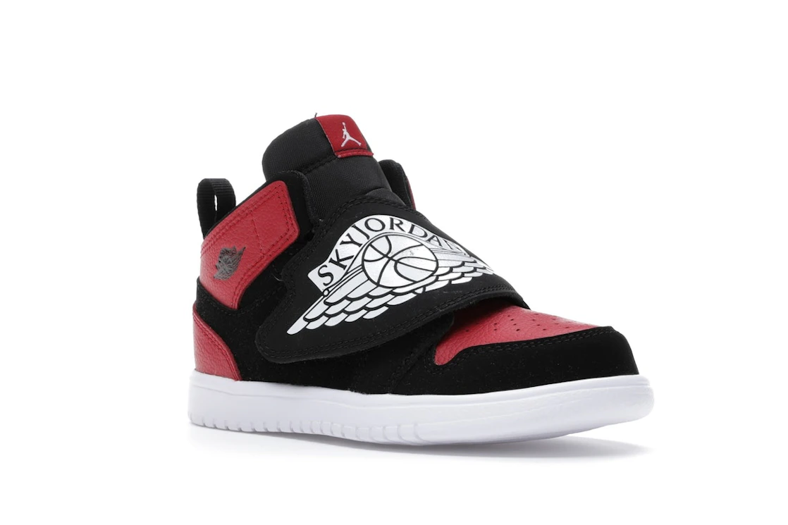 Vue 5 de Sky Jordan 1 Bred (TD)