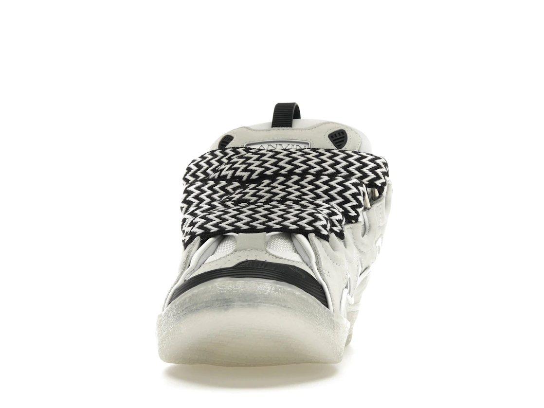 Vue 11 de Lanvin Leather Curb Sneaker White