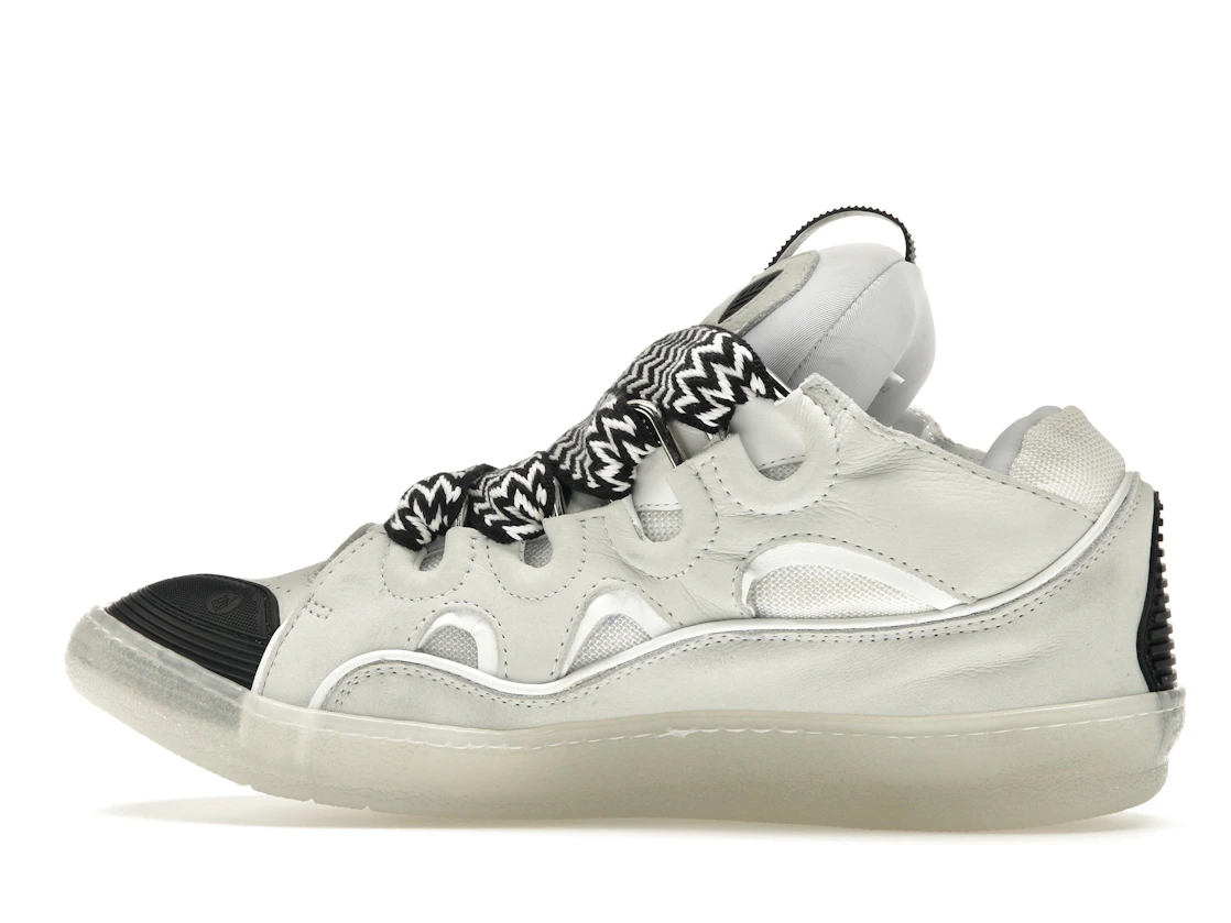 Vue 20 de Lanvin Leather Curb Sneaker White