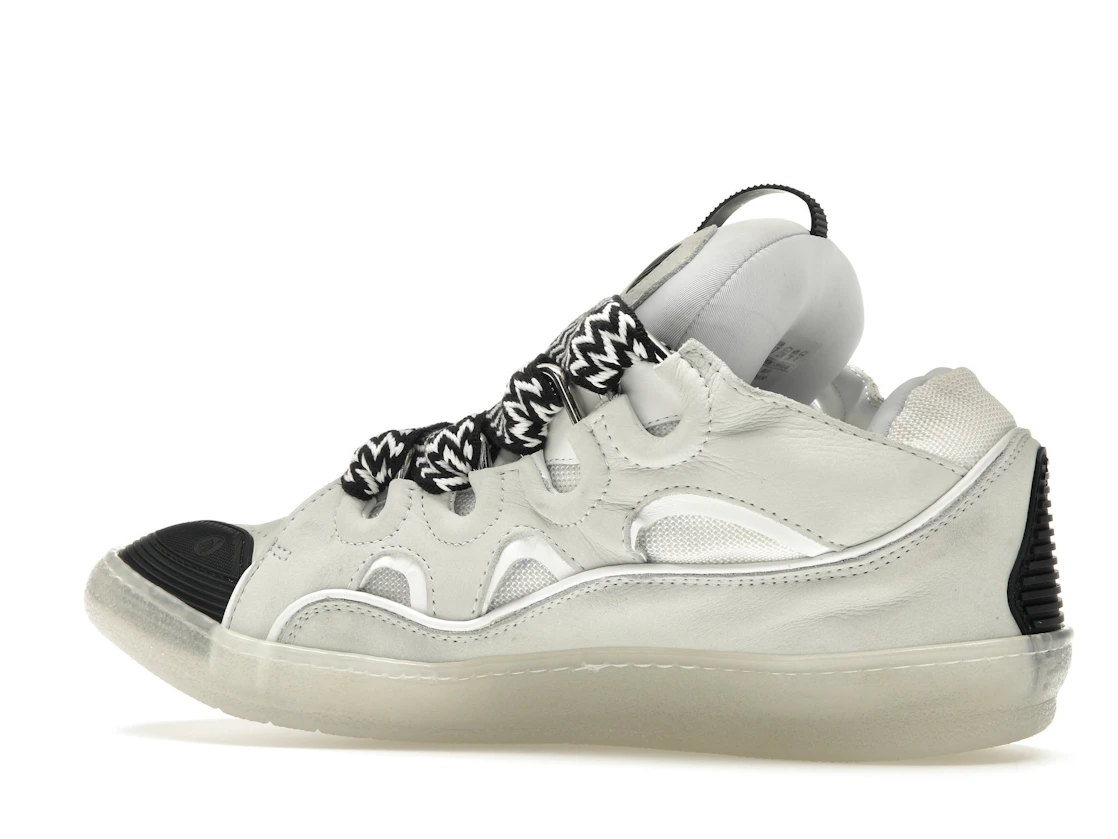 Vue 21 de Lanvin Leather Curb Sneaker White